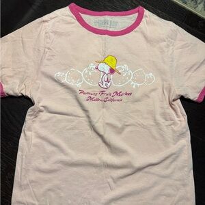 Peanuts Snoopy Light Pink T-Shirt
